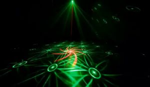 Warmtaste LED Projector Lamp Music DJ Voice Control Colorful RGB Party Laser Light for Room Birthday Atmosphere Christmas Wedding  Bar Decoration