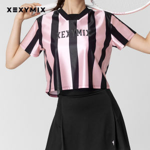 Breathable Loose Striped Sport Tshirt