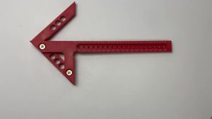 Center Positioning Ruler 45/90 Degree & Centerline Positioning High-Precision Metric Measuring Multi-Function Arrow Ruler