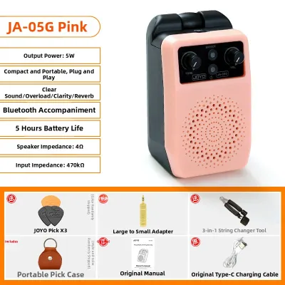 Mini Portable Guitar and Bass Amplifier with Bluetooth