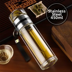 Loolecondera | Convenient Filtering Tea Infuser Cup Double Glass 2026 New