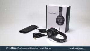 ประกันศูนย์ 1ปี หูฟัง Audio Technica ATH-M40x หูฟังครอบหู หูฟังแบบครอบหู headphone หูฟังเบสหนักๆ หูฟังสาย หูงฟัง ไมโครโฟน หูฟังมือถือ ส่