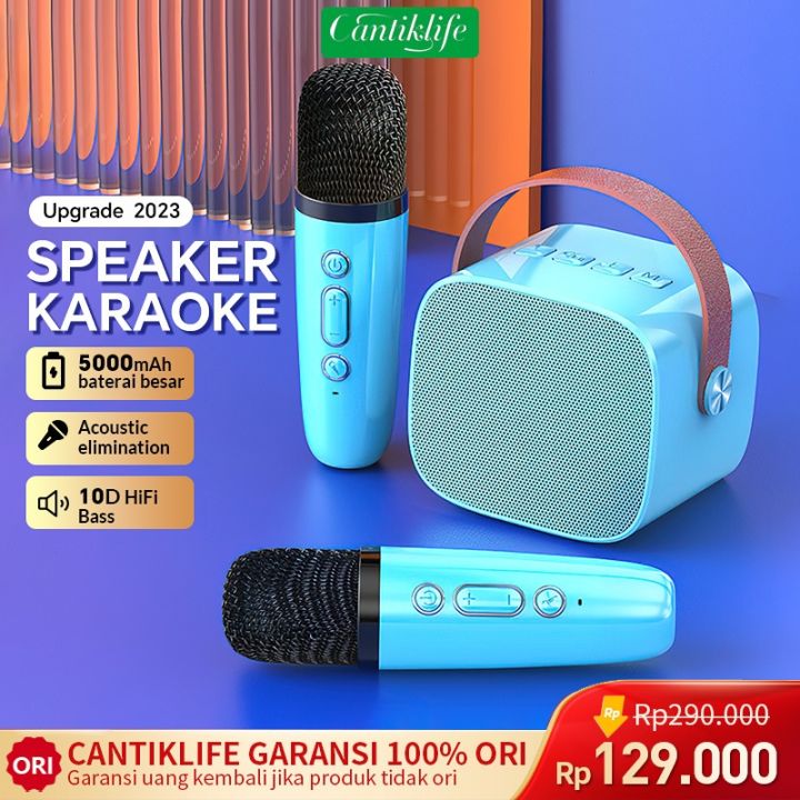 Salon bluetooth karaoke mic speaker karaoke mic wireless