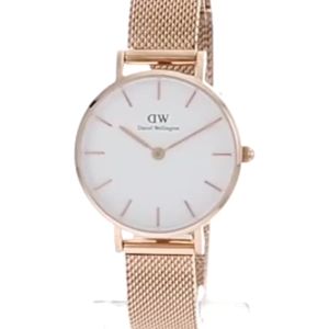 Daniel Wellington Petite Melrose RG White
