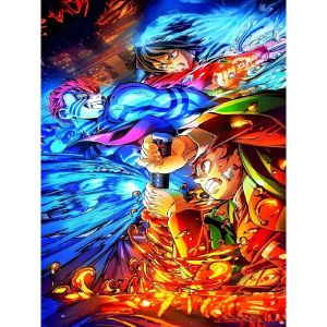 5D DIY Diamond Painting Demon Slayer anime character Akaza DIY  Home Decor giftframeless