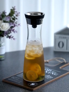 High-temperature resistant glass water pitcher ice water pitcher creative heat-resistant cold water pitcher