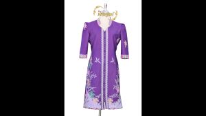 ชุดไทยผ้าปาเต๊ Batik P102 อัดผ้ากาว ตามตัวเอง งานสั่งตัด ตัดใหม่ตามลูกค้า ชุดที่ 2