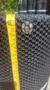 plastic screen black. size 3/8 hole by 3feet hiegth 1roll 30meters