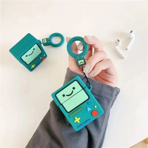 Cute Cartoon 3D Soft Silicon Headset Cover Adventure Time with Finn and Jake Game Machine Bluetooth Headset Case for Airpods 3