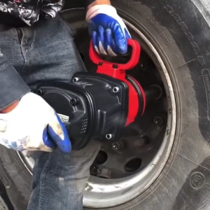 Heavy-duty pneumatic impact wrench with 6 inch extended anvil 1 inch with CR-V Socket Kit