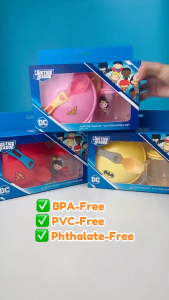 Justice League BPA Free Suction Bowl Set