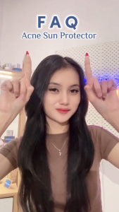 HSK Secret Acne Sun Protector SPF 30 PA+++ - Sunscreen Cream untuk Kulit Berjerawat dengan Alpha Glucan & Zinc Gluconate