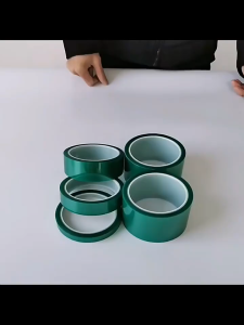 High Temperature Heat Resistant Pcb Solder Plating Shield Insulation Protection Green Pet Tape 33m