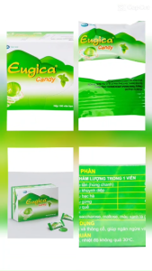 Kẹo ngậm Eugica Candy làm dịu cơn ho và giảm đau rát họng (Hộp 100 viên)