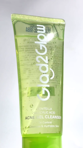 Glad2Glow Centella Salicylic Acid Acne Gel Cleanser - Kiwi 3D Acid Moisturizer Acne Prone Skin Friendly Meredakan Jerawat dan Kemerahan Kulit