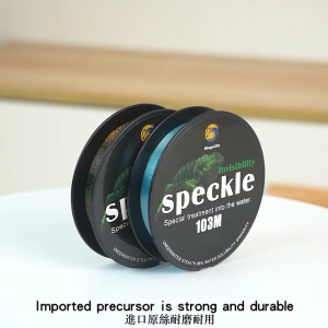 Bingolife Senar Pancing Galatama Lele Senar Speckle Hijau Main Line 100m Seanr Pancing 0.47mm Biru Sub Line Senar Pancing Kecil 0.128mm Nilon Fishing Line Invisible