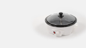 Máy rang hạt cà phê và các loại hạt tự động tích hợp điều chỉnh thời gian Cafemasy SCR-300B - Công suất 1200W (BH 1 NĂM)