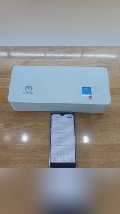 Máy in A4LE ECOKING mini bluetooth cầm tay in giấy nhiệt của máy khổ A4A5 kết nối được tất cả các thiết bị androi và ios laptop pc máy tính bảng nhỏ gọn tiện dễ dàng mang theo.