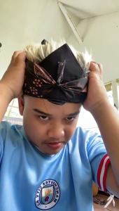 Ikat kepala blangkon udeng rambut dengan 8 varian warna