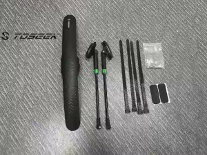 Meroca Zefal Quick-Release Lightweight Bicycle Mudguard for 700C Road Bikes - Adjustable Durable Bike Fender with Quick Release Bracket and Accessories