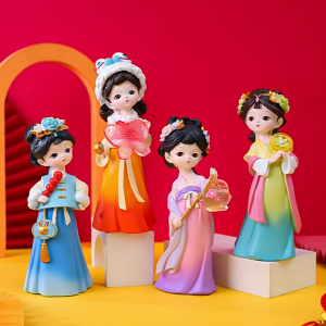 Gadis Hanfu Gaya Kuno Gege Ornamen Gadis Hadiah Ulang Tahun Gadis Aksesoris Rumah Hadiah Suvenir
