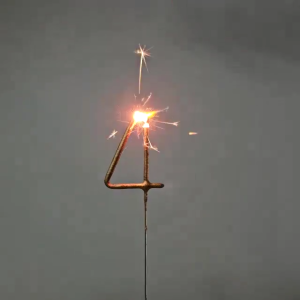 Sparkling Candle Love Shape Star Shape Number Shape Cake Topper Decoration