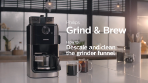 Máy pha cà phê kèm xay hạt tự động. Thương hiệu Hà Lan cao cấp Philips - HD7761/00