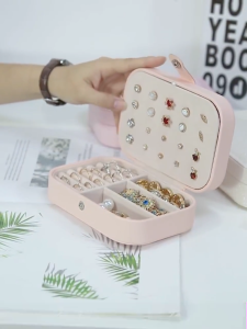 🐻DAILY2U🐻Jewelry Organizer Accessories Organizer Jewelry Case Box Earring Organizer Travel Organizer Storage Bag Zipper