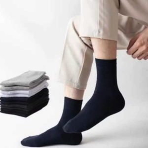 Kaos Kaki Pria Polos Pendek Kantor Isi 3 Pasang | Setengah Betis Adem Anti Bau