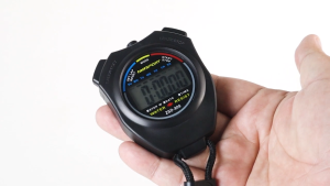(Bisa COD) TaffSPORT Stopwatch Digital Profesional LCD dengan Strap