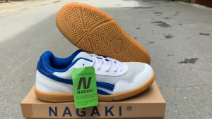 Giày cầu lông Nagaki Ashihato trắng xanh