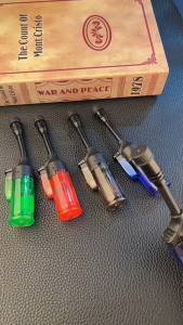 GIG.AUTO Igniter 360 องศาหมุนเบา บาร์บีคิวเปลวไฟเป่าลมเป่าขยายเบา Moxibustion Gun (ไม่มีสารไวไฟในตัวสินค้า)