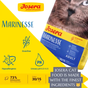 AEIOU😺 Josera 10kg Kitten Marinesse Culinesse Naturecat Grain Free Premium Dry Cat Food Treat Makanan Kucing 猫粮