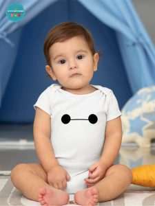 Baby Character Onesies - Baymax White
