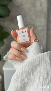 สีทาเล็บ ยาทาเล็บ กึ่งเจล U-DELI U-904 ยาทาเล็บ Earth Tone 16ml สีเล็บ สีนู้ด Nude รุ่นใหม่ น้ำยาทาเล็บ ไม่ต้องอบ ทาแล้วมือผ่องสวย สีผิวไหนก็รอด