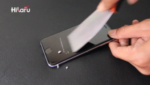 Indoscreen Hikaru Tempered Glass ip 11 Anti Gores Kaca Full