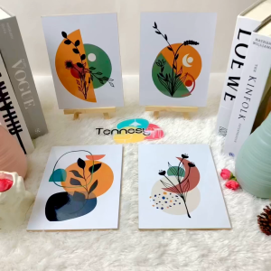 Hiasan Dinding Wall Decor Pajangan 15x20cm Poster Dekorasi Kamar Rumah Canvas Flower Bunga