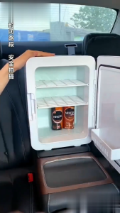Mini refrigerator 8L portable dual-purpose freezing and heating outdoor dormitory car student dormitory car refrigeration - mini refrigerator 小冰箱车载冷热箱