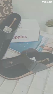 Sandal Jepit Hush Puppies Strap Casual Puyuh Santai Simple Pria Sandal Flip Flops Sendal Kolam Renang Dan Pantai Solid Color Nyaman Laki-laki Kekinian