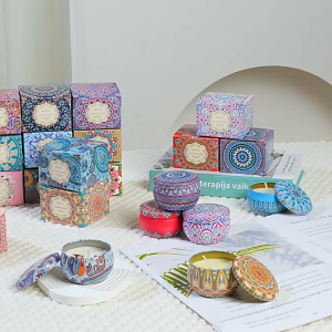 Scented Candles Door Gift Set Aromatherapy Candle Fragrance Soy Wax Essential Oil Candle Wangi Lilin soywax 香薰蜡烛 23 flavours