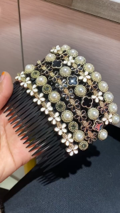 Sirkam Rambut Wanita Mutiara Dewasa Sisir Hair Comb Fashion Korea Import Elegan Aksesoris Rambut
