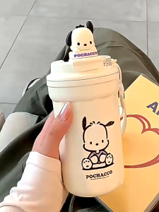 Termos Coffee Mug Coffee Tea Sanrio 3D Doll Clip Tahan Panas Dingin Stainless Steel 128 3120 - CT