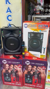 GMC 897H Speaker Portable BLUETOOTH SUARA MANTAP KARAOKE - Free MIc Werles