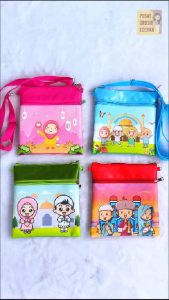 Tas Selempang 2 Ruang Muslim: Souvenir Kegiatan Islami TPA TPQ & Remaja Masjid Islam