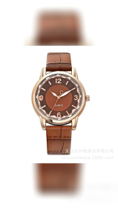 [READY STOCK]Fashion Ladies Quartz Watch Two-Color High-End Simple Round Simple Watch Men Jam Tangan Lelaki手表