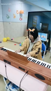 JW Piano Digital Piano 88 Fully Weighted Keys (Black White & Brown)