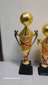 Basketball Plastic Trophy Set Of 3 ( 678 )( Available Customize ) Trophies