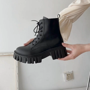 GESH New arrival high quality ankle boots platform casual martin boots shoes for women #180