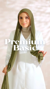 Dolsa Premium Basic Collection Half Pleated Chiffon Shawl