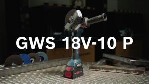BOSCH GWS 18V-10 P - PENGISAR SUDUT BATERI / CORDLESS ANGLE GRINDER